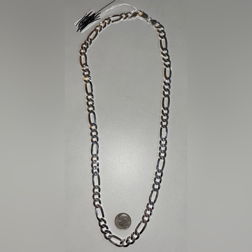 Figaro silver 925 necklace 9mm
